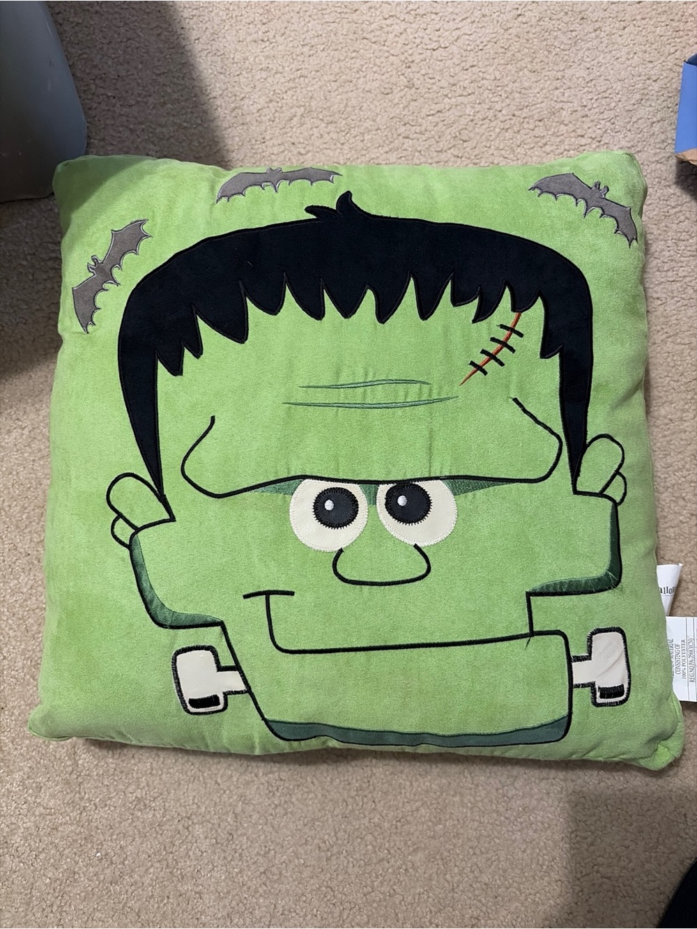 Kohl's Green Frankenstein Plush Decorative Throw Pillow